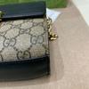 [Pre-Owned] Padlock Moonlight Treasure Box Series Metal Lock Logo Canvas And Leather Crossbody Bag Small - Very Good #Y33CTC