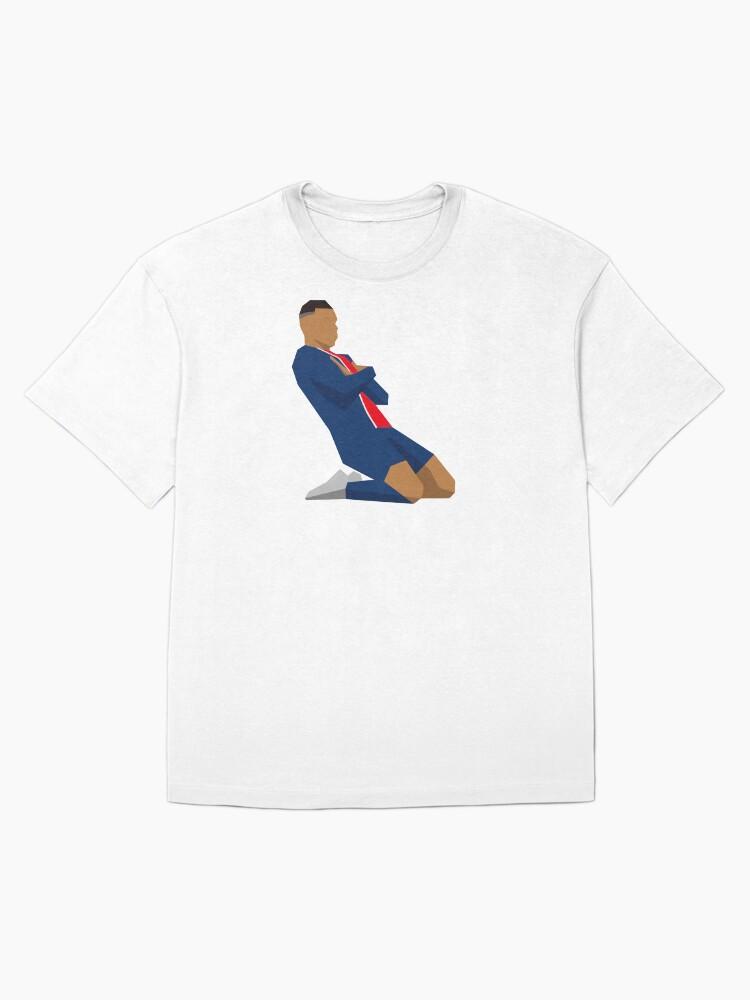 Summer 2026 Mbappe Celebrates Victory With Cotton Fan White Tshirt Adult And Childrens Plus Size Fashionable Sportswear