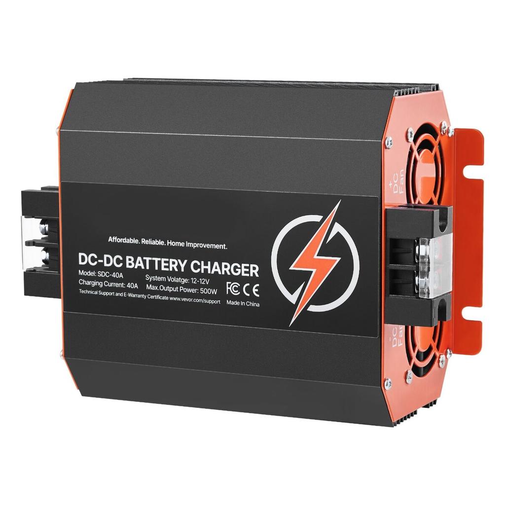 12V 40A DC to DC Charger Battery Charger 500W for Lead-Acid Lithium AGM