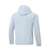 LiNing Fitness Series Ice Comfort Moisture Wicking UV Protection Hooded Logo Sunscreen Jacket Men jackets AFDWC49-4