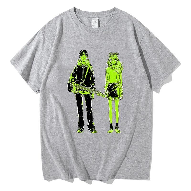 Der Typ, an dem sie interessiert war, T-Shirt für Frauen, Harajuku, Tops, Mädchen, Manga-Kleidung, Gothic, ästhetisch, Sommer, reine Baumwolle, Streetwear-Kleidung