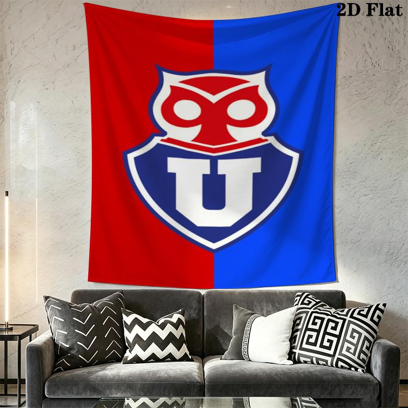Universidad de Chile Wall Tapestry Aesthetic Wall Hanging Printed Fabric Blanket Decorative Tapestries for Bedroom Living Room Home Decor