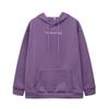 2023 Women's Fleece-Lined Hoodie with Letter Print & Kangaroo Pocket