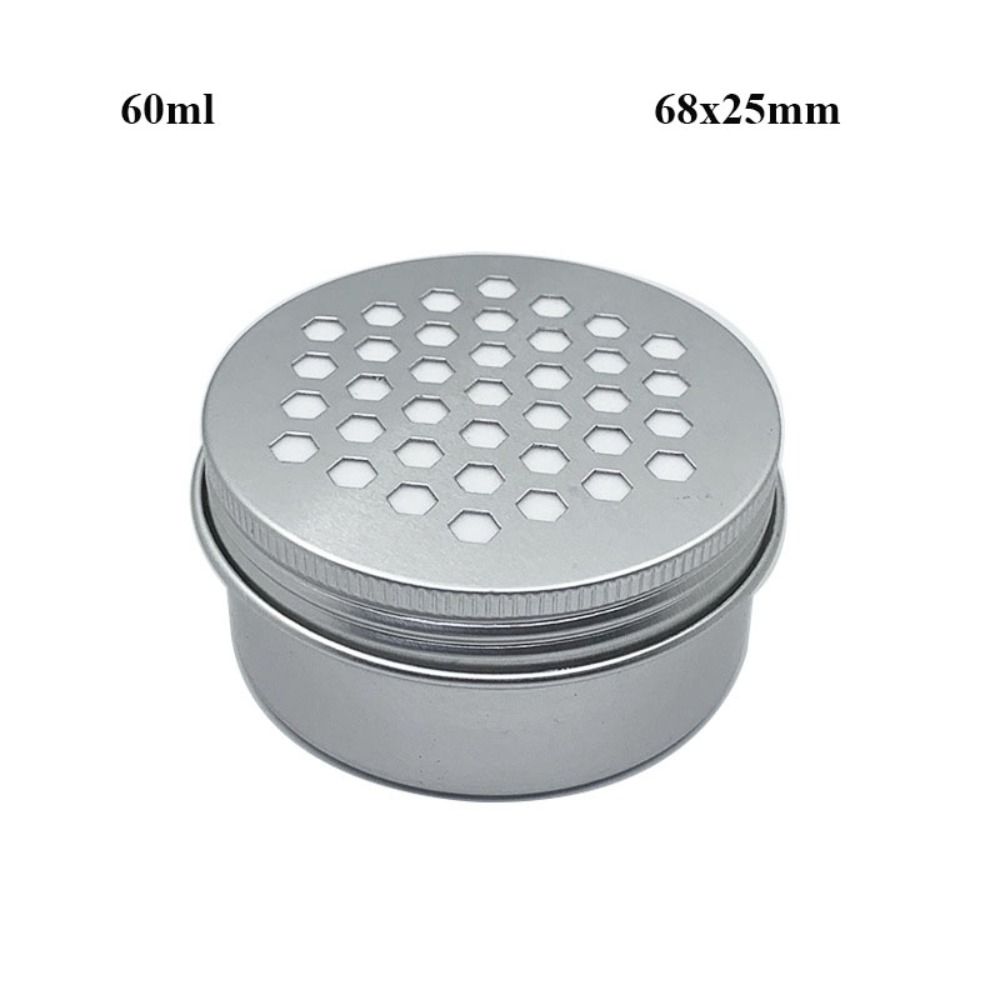 High Quality Hollow Out with Holes Aluminum Tin Container 8 Styles Metal Empty Can Lip Balm Candle Jar