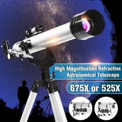 675x Sky Monocular for Space Celestial Observation Monocular/Binoculars Astronomical Refractive Zooming Telescope