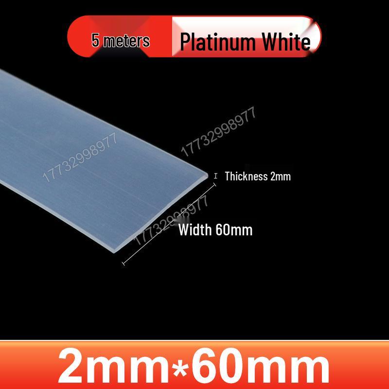 High-Temperature Resistant Transparent Silicone Rubber Sealing Strip