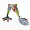 Cute Cartoon Frog Statue Mopping The Floor Frog Figurines Tabletop Ornament Personalized Home Office Animal Model Decoration