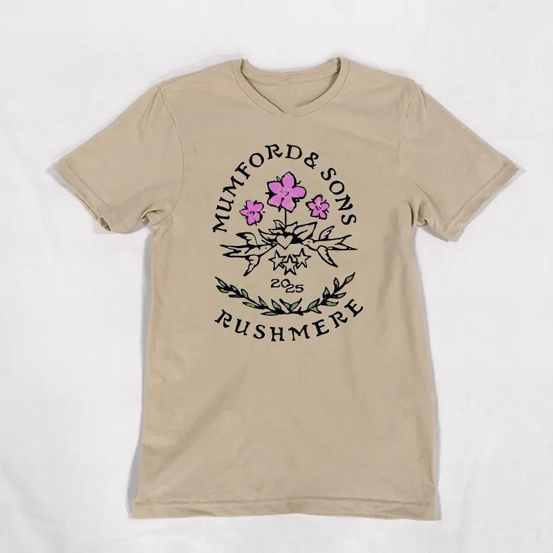 

Mumford & Sons Band Rushmere Tour 2025 Full Size S-5XL SS980 Unisex T-Shirt XXXL
