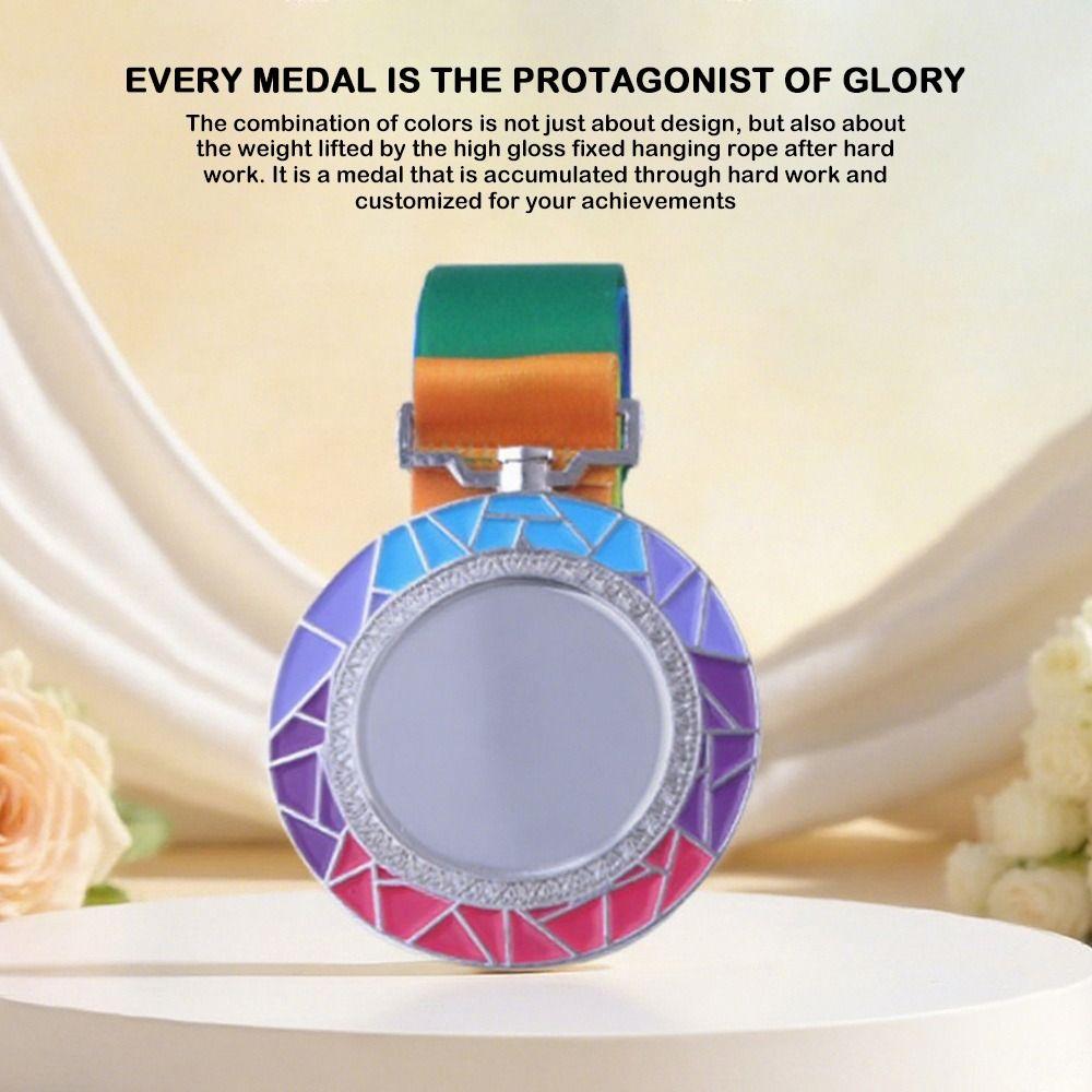 Gold Silver Bronze School Sports Meet Medals 6.5cm Children's Medals  School Sports Meet