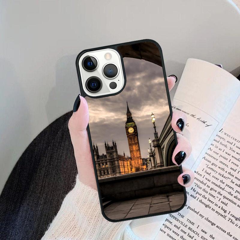 London Red Bus Big Ben Phone Case For iPhone 17 Air 16 15 13 12 11 14 Pro Max MAX 14 Plus Cover coque