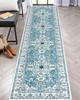 Tappeto a Passatoia Boho Stile Etnico Vintage Antiscivolo Tappeto da Cucina Assorbente Resistente allo Sporco Ingresso Lavanderia Soggiorno