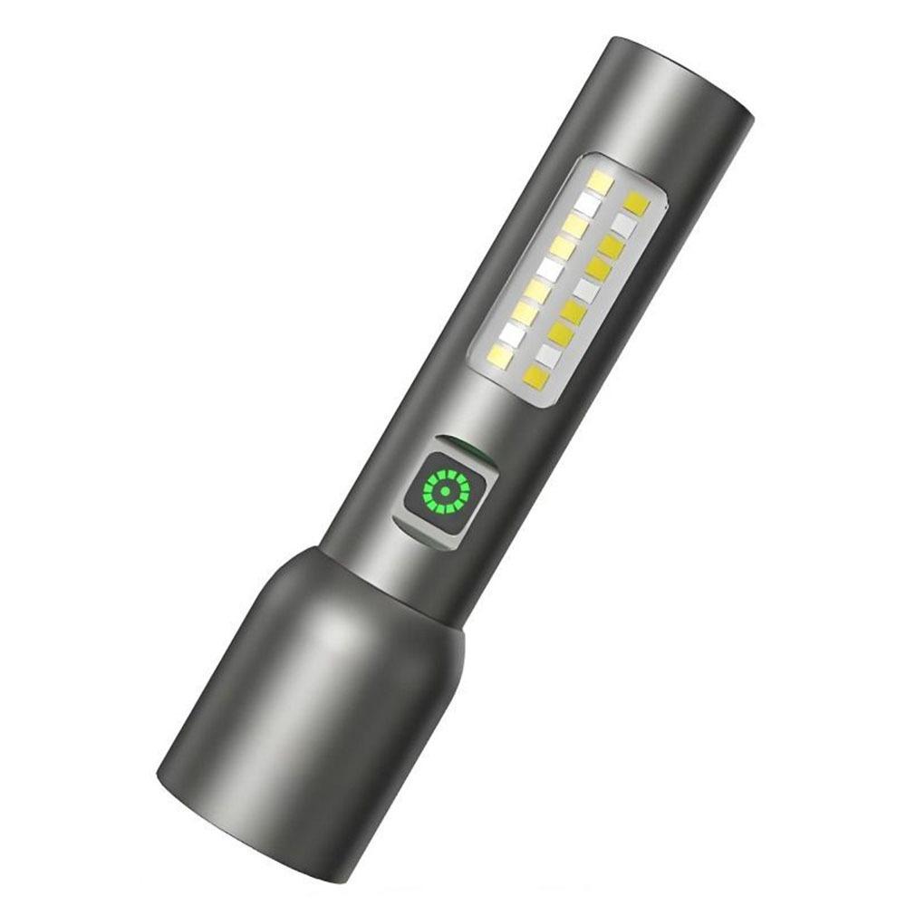 USB Rechargeable Mini LED Flashlights with 6 Modes EDC Portable Lantern  Self Defense