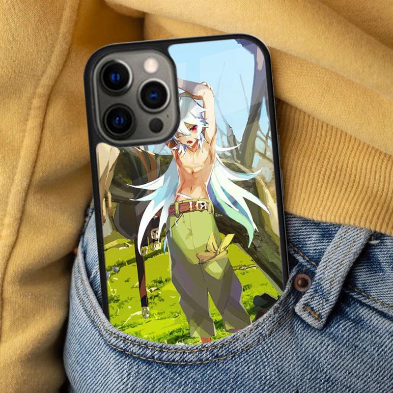 Genshin Impact Razor Manga Soft Phone Case for iPhone 17 Air 16e Pro Max 15 Pro 13 14 Plus 11 12 MagSafe Magnetic Coque