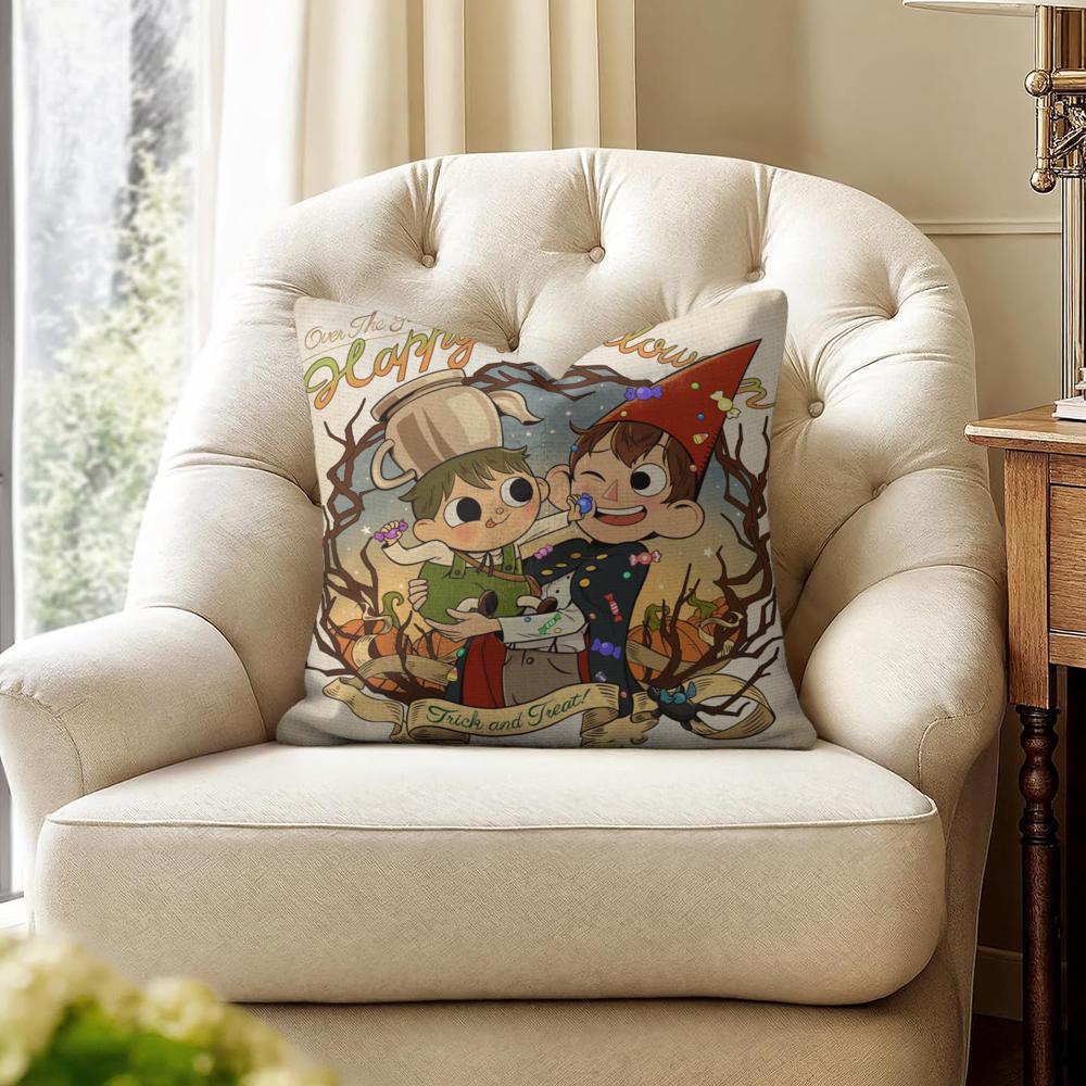 OOver The GGarden WWall Cushion Cover Natural Linen Organic Fabric DoubleSided Printing Couch Pillow Covers Home Decor