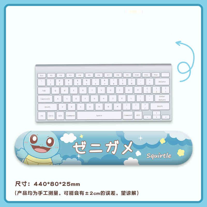 Gengar Jigglypuff Pikachu Cute Cartoon Wrist Rest Mouse Pad - Silicone Wrist Support Keyboard Pad For Women Office Use Gift