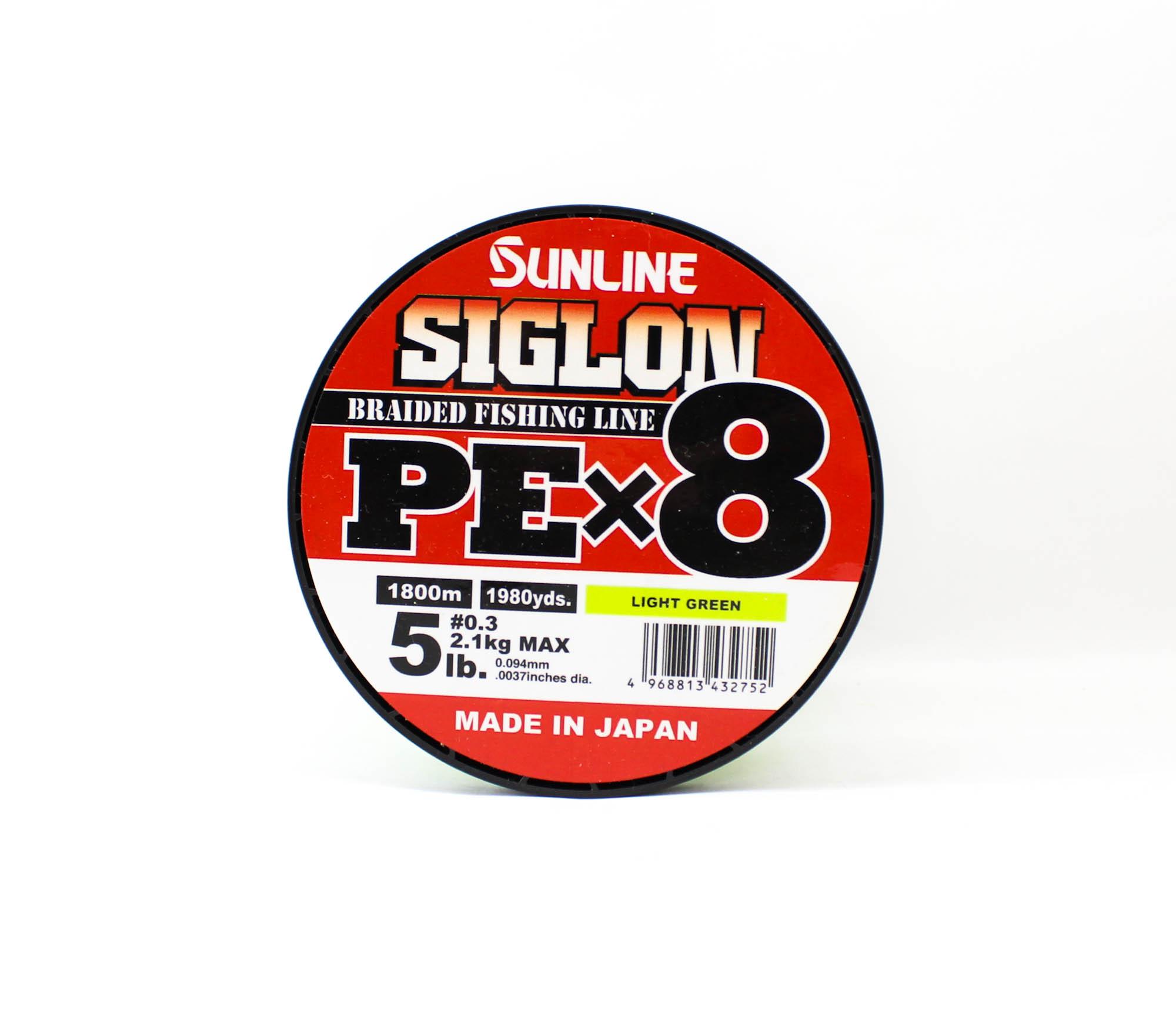 

Sunline P.E Line X8 Siglon 1800M P.E 0.3 5LB Lime Green (2752) зеленый лайм