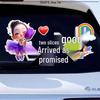 Inspirational 'All Good Things Come as Promised' Car Windshield Sticker