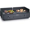 Grillplatte SEVERIN - PG8569 - Kochfläche 48x27cm - Antihaftbeschichtete Keramikoberfläche - 2200W