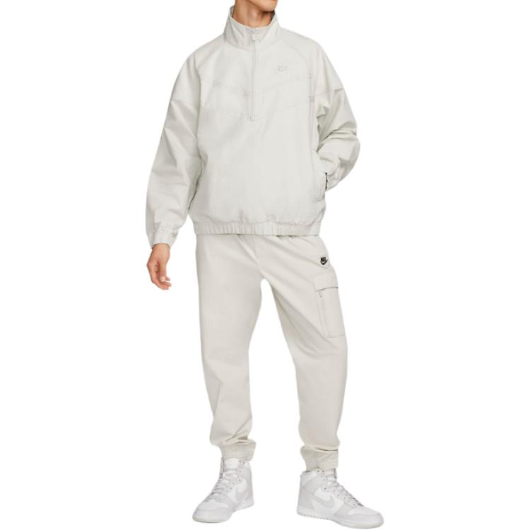 Nike Jackets Men's White Stand Collar Moderate Other DX0697-072