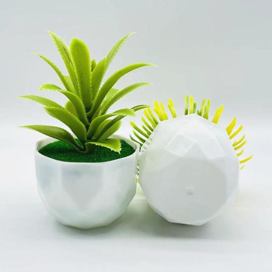 Plante en pot de simulation attrayante, longue durée, 2 couleurs, résistante aux UV