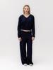 GLOWNY G Hug Knit Pants (Navy)