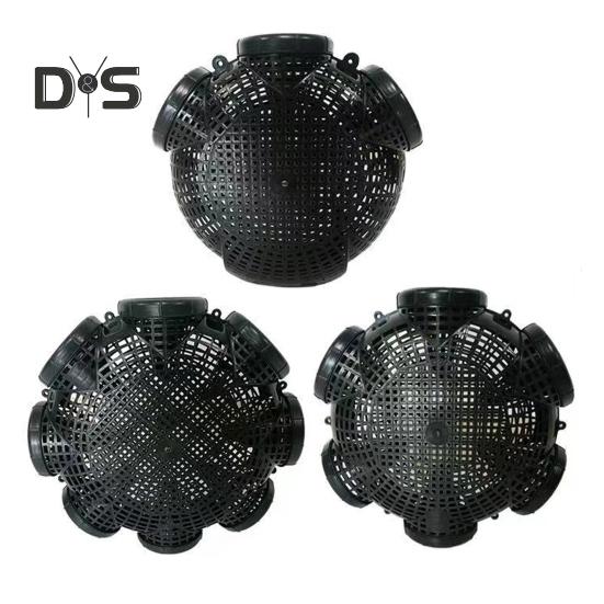 Fishing Bait Trap 3/6/8 Holes Heavy Duty Fine Mesh Portable River Prawn Shrimp Crawfish Eel Loach Crab Catcher Trap Fish Cage