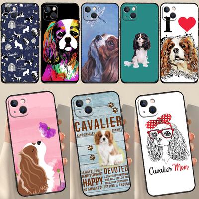 Θήκη Σκύλου Cavalier King Charles Spaniel Για iPhone 13 12 11 14 15 Pro Max 7 8 Plus X XR XS Max 12 Mini SE 2020 2022 Κάλυμμα Coque