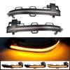 Specchietto Retrovisore Laterale con Lente Affumicata, Luce Dinamica a LED per Indicatori di Direzione Sequenziali per BMW X3 F25 X4 F26 X5 F15 X6 F16 2014-2018