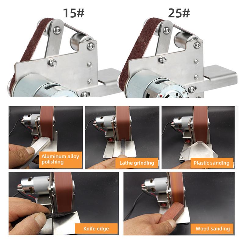 Mini Belt Grinding Machine Sharpening Power Tool High Power Household DIY Electric Sander Multifunctional Polisher