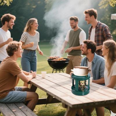 Camp Stove BBQ Outdoor Indoor Heaters Burner Stove Cookware For Windproof Cooking Water Heating Outdoor Picnic Backpacking