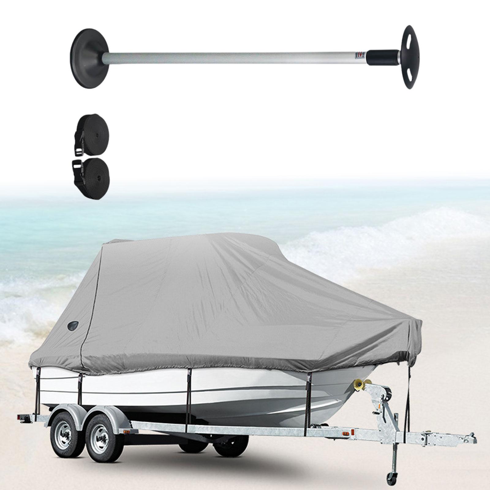 Boat Cover Support Pole Highly Stable Professional for Patio Telescopic with Strap