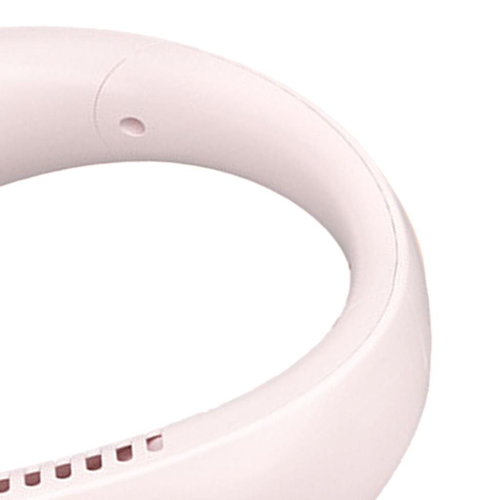 Neck Fan Cartoon Cooling Fan Portable USB Rechargeable Quiet Operation Anti Twist AC Fan with Built in Battery for Kids