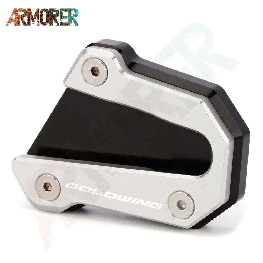 2023 For Honda Goldwing 1800 2022 Gl1800 Kickstand Side Stand Extension Enlarger Pad Motorcycle Accessories