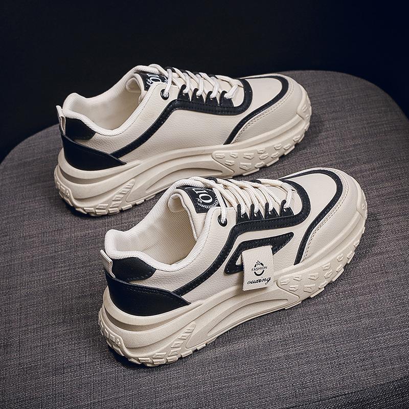 Chaussures Respirantes Nouveau Style pour Femmes avec Semelles Épaisses, Adaptées au Sport, à la Tenue Décontractée et Chaussures à Plateforme.