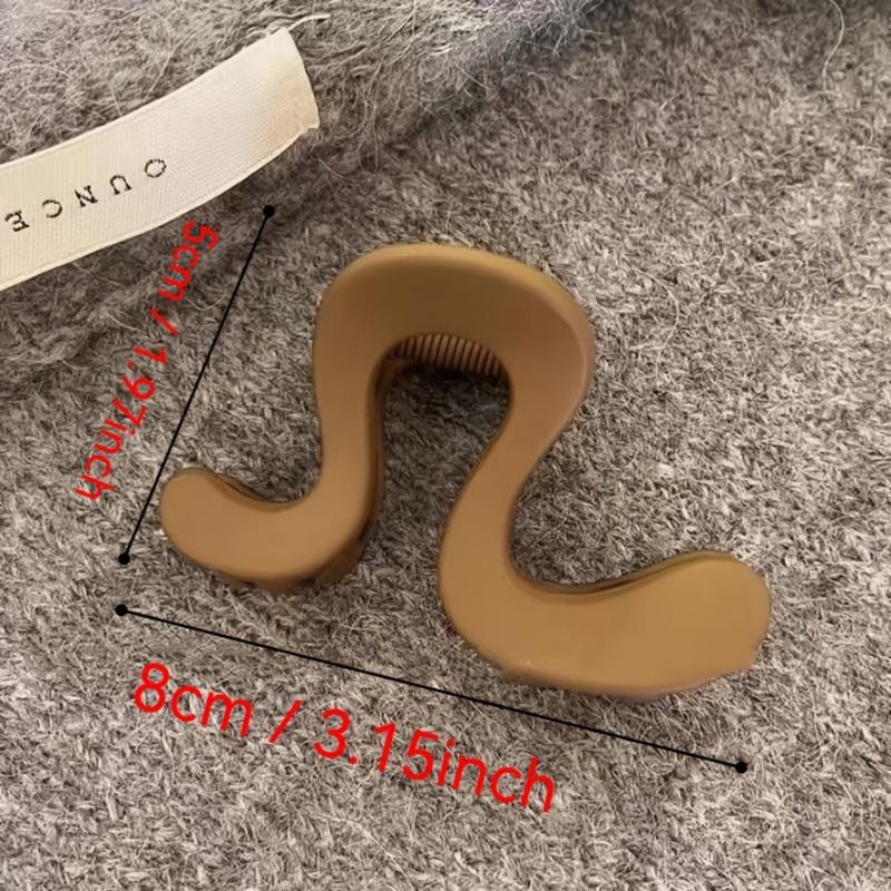 3PCS Matte High Ponytail Fixing Tool Hair Clip, Women's New High-End Shark Clip Hair Accessory for the Back of the Head