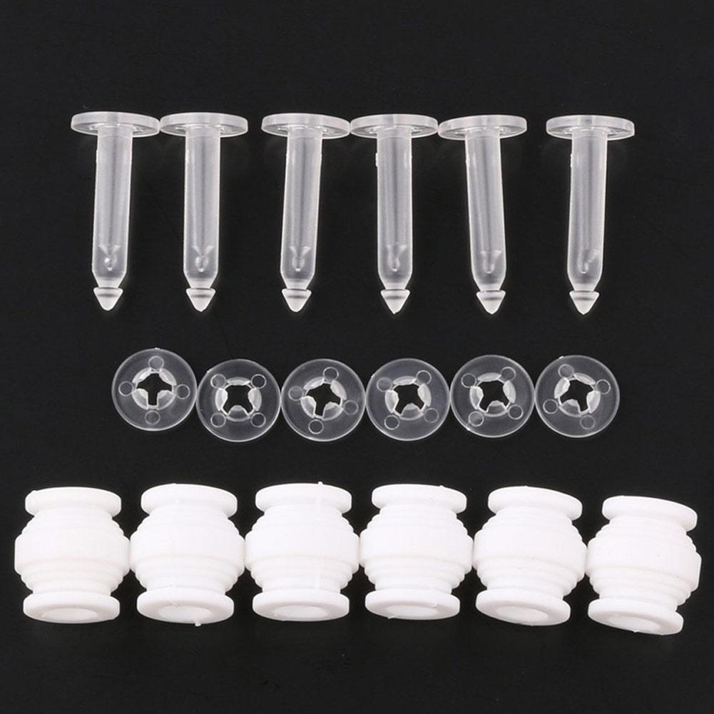 

12pcs/set Gimbal Shock Absorption Damping Rubber Balls Buckle Pins Kit For DJI Phantom 3 Pro 2 Vision Gimbal білий