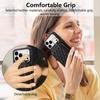 Luxury Leather Pattern Mobile Phone Case Wallet for iphone 17promax 16 15/14/13 Card Bag Crossbody Lanyard