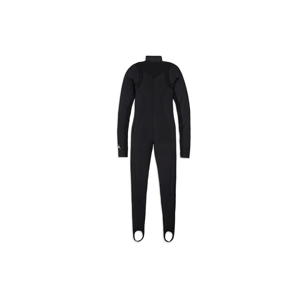 Jordan Fitted Solid Color Polo Bodysuit Women bodysuit Black CT7714-010