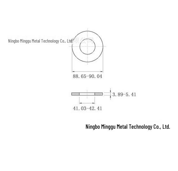 1/2 Inch 316 Stainless Steel Narrow Type Flat Washer, Large SAE/USS Flat Washer