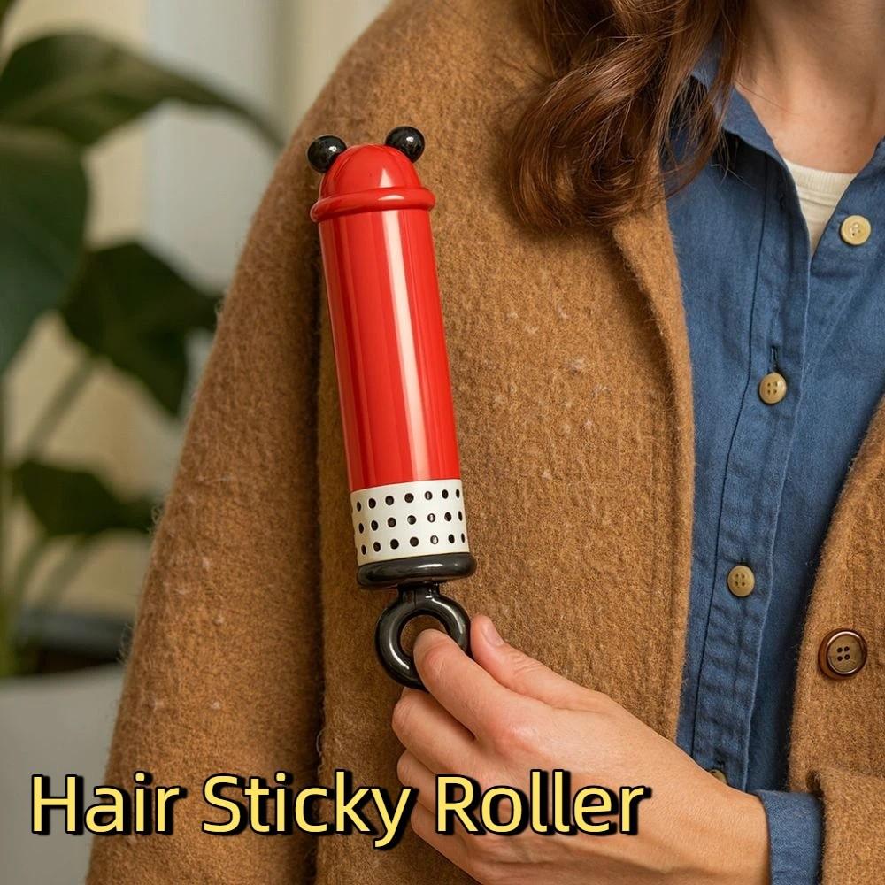 Portable 2 In 1 Lint Remover Reusable Sticky Roller Roller Hair Adhesive Furniture Cleaning