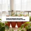 Lot de 4 pointes d'arrosage automatique en terre cuite pour plantes en pot d'intérieur et d'extérieur Alimentation constante pendant 10 à 14 jours