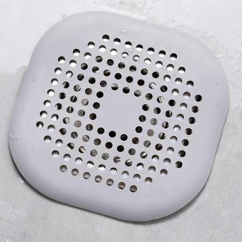 Silicone Floor Drain Patch Toilet Sewer Hair Filter Anti-blocking Appliance Household Bathroom Floor Drain Mat