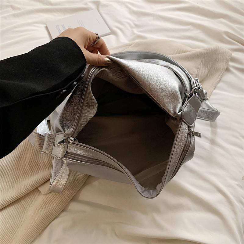 PU Tragetasche Damen Schultertasche Pendler Große Kapazität Rucksack