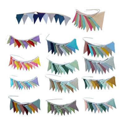 Cotton Pennant Flag Lovely Cotton Decorative Flags Room Beautification Newborn Baby Photography Props Nursery Room Decor