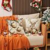 Weihnachts-Kissenbezug Autositzkissen Indoor Vielseitige Feiertagsdekoration Sofakissen