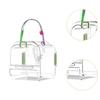 Small Animal Carrier Cage Portable Hamster Carrier Cage Carry Case for Gerbils Small Pet Hedgehog Dwarf Hamster