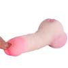 TPE Soft Realistic 2-in-1 Artificial Penis + Vaginal Adult Sex Toys for Men Women Masturbator Tools