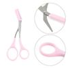 Women Eyebrow Trimmer Comb Eyelash Hair Scissors Cutter Tool