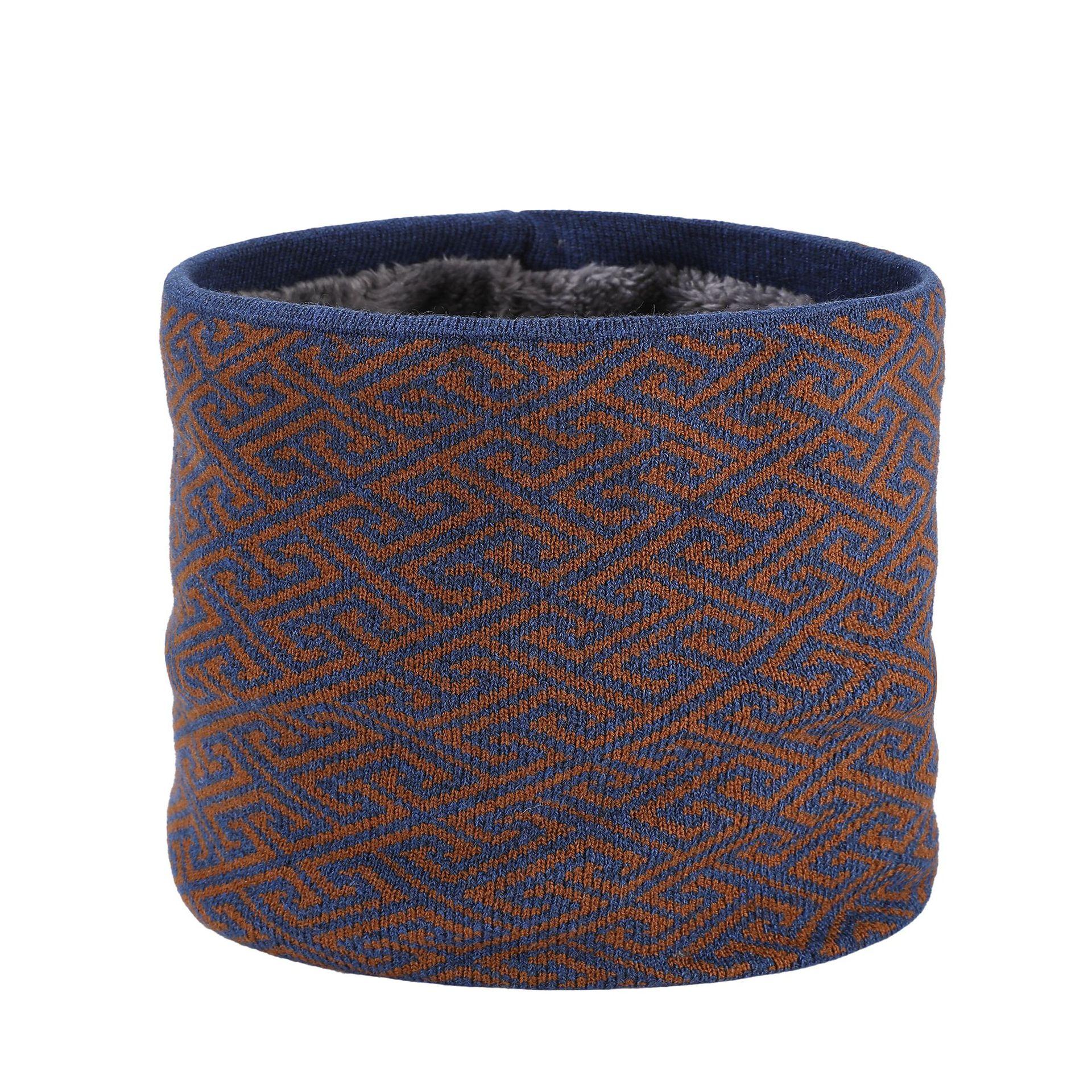 

Мужская мода осень-зима теплая шейная повязка универсальная защита шеи от холода на флисовой подкладке согревающая повязка на шею 21*24 синий