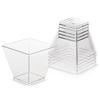 1/5 Pcs Kunststoff Mousse Leiter Geformt Tasse Pudding Einweg Dessert Kuchen Vorspeise Gelee Joghurt Mousse Backen Tasse